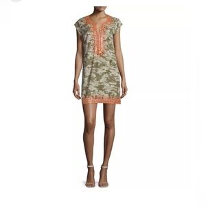 Calypso Camo Embellished Malka Dress